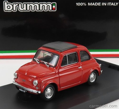 Brumm - Fiat 500R Tetto Chiuso - Closed 1972 Rosso Corallo