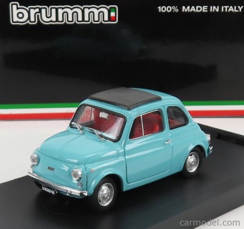 Brumm - Fiat 500R Tetto Chiuso - Closed 1972 Turchese Farfalla