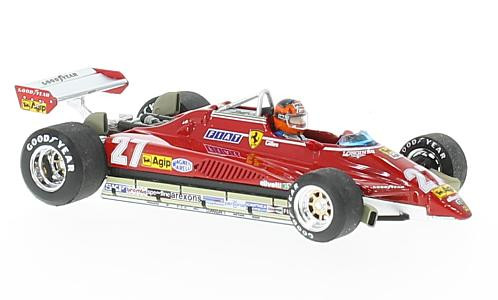 Brumm - Ferrari 126C2 turbo, Formel 1, GP Brasilien, 1982, #27, 1:43