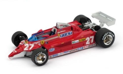 Brumm - Ferrari 126CK turbo, Aeroporto di Treviso-Istrana, 1981, Scuderia Ferrari, #27, 1:43