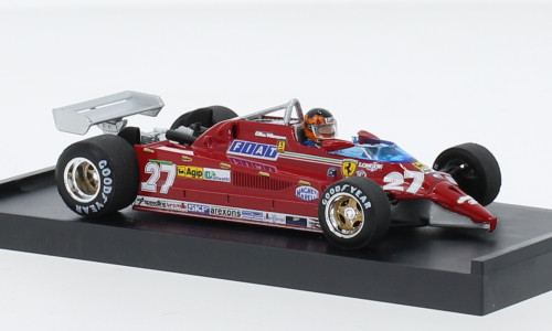 Brumm - Ferrari 126CK turbo, Formel 1, Aeroporto di Treviso-Istrana, 1981, Scuderia Ferrari, #27, 1:43