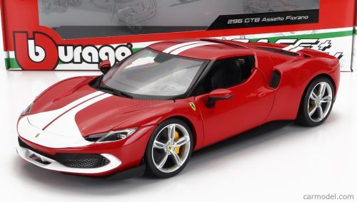 Burago - Ferrari 296 Gtb Assetto Fiorano 2022 Red White