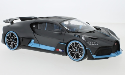 Burago - Bugatti Divo, grau/hellblau, 2018, 1:18