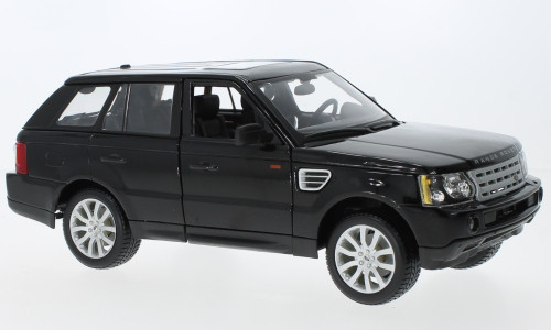 Burago - Land Rover Range Rover Sport, schwarz, 1:18