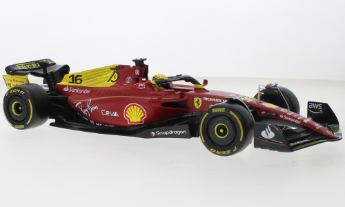 Burago - Ferrari F1-75, Formel 1, GP Monza, 2022, Scuderia Ferrari, #16, 1:18