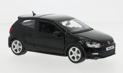 Burago - VW Polo V GTI  schwarz  1:24