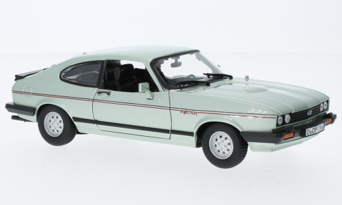 Burago - Ford Capri MK III 2.8 Injection, hellgrün, 1982, 1:24