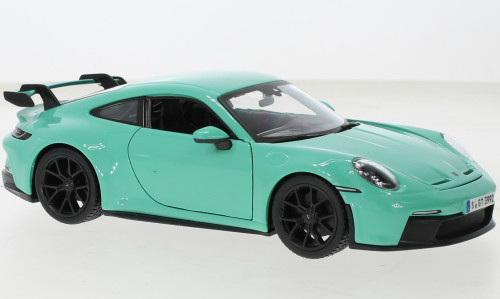 Burago - Porsche 911 (992) GT3, türkis, 2021, 1:24