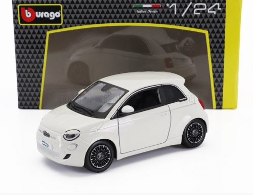 Burago - FIAT 500e FULL ELECTRIC 2021 WHITE