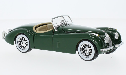 Burago - Jaguar XK 120 Roadster, grün, 1951, 1:24