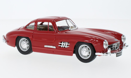 Burago - Mercedes 300 SL (W198), rot, 1954, 1:24