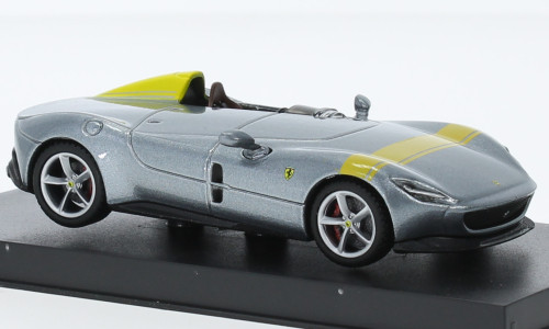 Burago - Ferrari Monza SP1, silber/gelb, 1:43