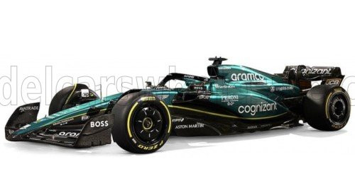 Burago - ASTON MARTIN F1  AMR23 TEAM ARAMCO COGNIZANT N 14 SEASON 2023 FERNANDO ALONSO GREEN