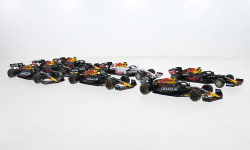 Burago - Red Bull 7er Set, Formel 1, 2023, Oracle Red Bull Racing, Red Bull, 1:43