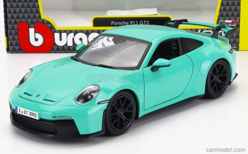 Burago - Porsche 911 992 Gt3 Coupe 2021 Mint Green