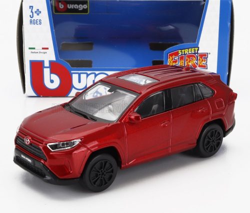 Burago - TOYOTA RAV4 2022 RED MET