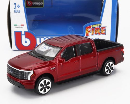 Burago - FORD USA F-150 LIGHTNING PICK-UP 2022 RED MET