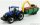 Burago - New Holland T7.315 Tractor + Tree Forwarder And Wood Blue Green Wood