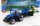 Burago - New Holland T7.315 Tractor With Cultivator Trailer 2016 Blue