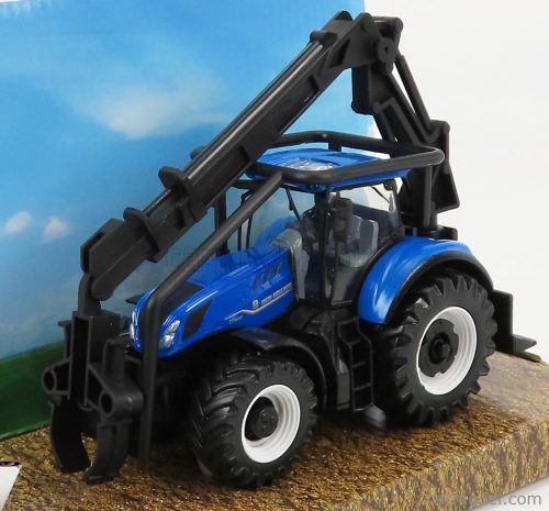 Burago - New Holland T7.315 Tractor 2016 Blue Wood