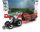 Burago - VALTRA N174 TRACTOR WITH 3X TRAILER 2017 WHITE BLACK GREEN RED