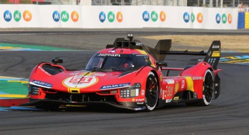 Burago - FERRARI 499P 3.0L TURBO V6 TEAM FERRARI AF CORSE N 51 WINNER 24h LE MANS 2023 ALESSANDRO PIER GUIDI - JAMES CALADO - ANTONIO GIOVINAZZI RED