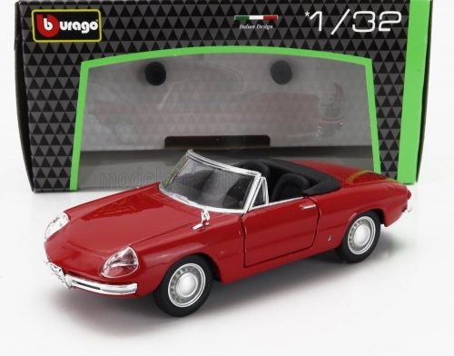 Burago - ALFA ROMEO DUETTO 1600 SPIDER OPEN 1966 RED