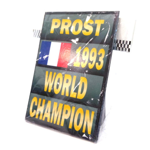 Cartrix - 1:18 1993 Alain Prost World Champion F1 Sign