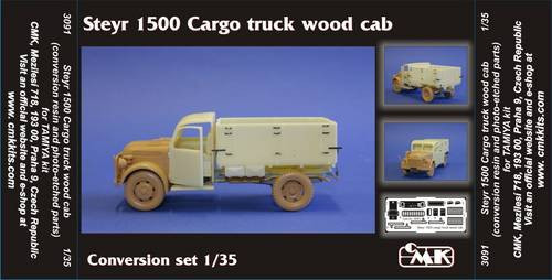 CMK - Steyr 1500 Cargo truck wood cab Conversation Set für Tamiya Bausatz