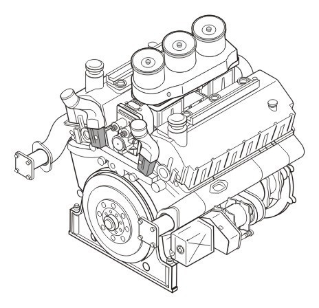 CMK - Maybach HL 230 P45 - Ger. tank engine