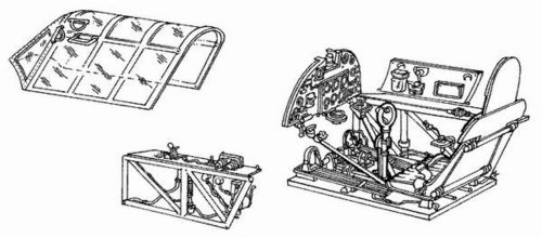 CMK - Hurricane Mk II. interior set