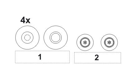 CMK - TSR-2 Wheels Set für Airfix Bausatz