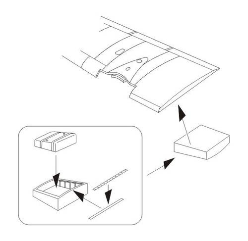 CMK - 1/48 Junkers Ju 88A/C/G - Wing fuel tanks for Drag