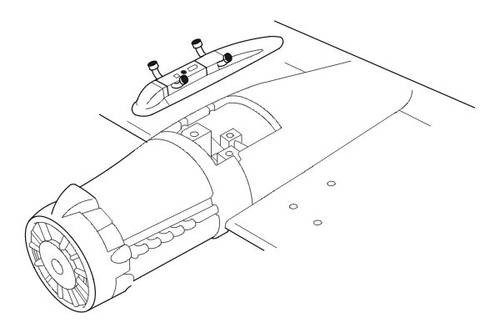 CMK - Junkers Ju 88A - Wing rack for torpedo