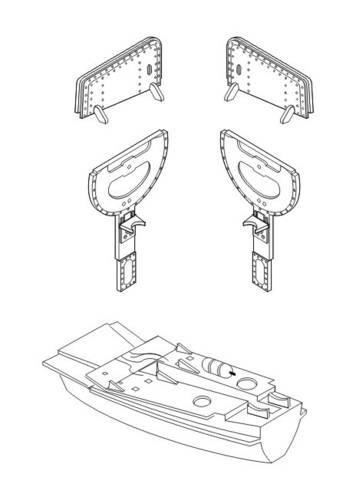 CMK - P-39D,F,K,M,N,Q Airacobra Front Wheel