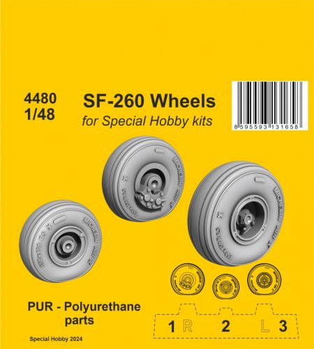 CMK - 1/48 SF-260 Wheels / for SH kits