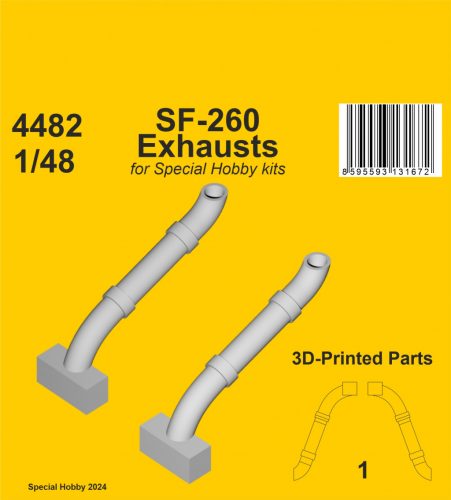 CMK - 1/48 SF-260 Exhausts  / for SH kits