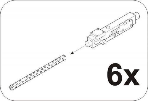 CMK - Browning M2 6pcs. WWII aircraft gun