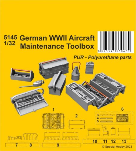 CMK - 1/32 German WWII Aircraft Maintenance Toolbox