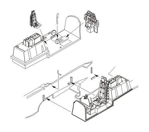 CMK - F-51D "Korean War Mustang" interior set for Tamiya