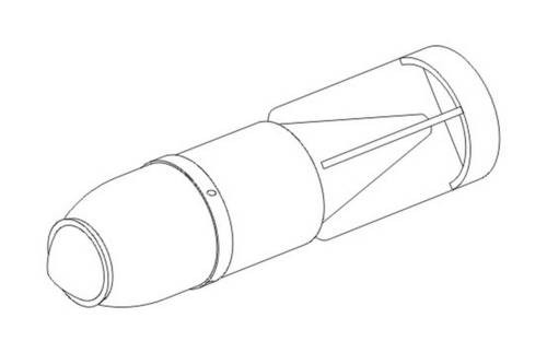 CMK - Ger. WWII Aircraft bombs SC 1000 Hermann