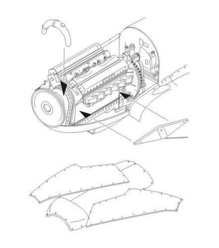 CMK - Seafire FR.47 -Engine set