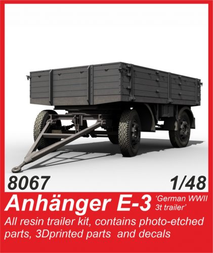 CMK - 1/48 Anhänger E-3 ‘German WWII Trailer’