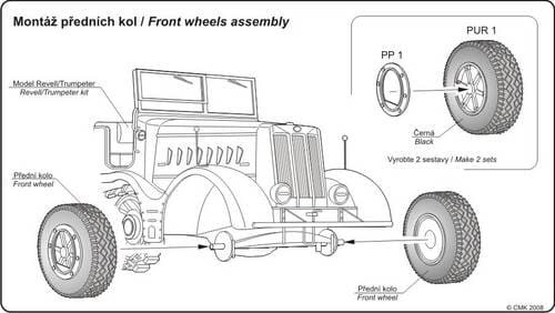 CMK - Sd.Kfz. 9 Famo wheels