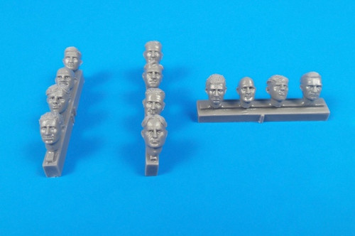 CMK - Universal Pilot Heads-with no head gear (12 pcs)