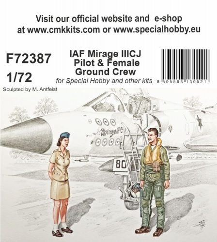 CMK - 1/72 IAF Mirage IIICJ Pilot & Female Ground Crew