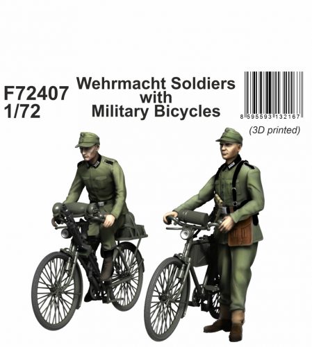 CMK - 1/72 Wehrmacht Soldiers with Military Bicycles