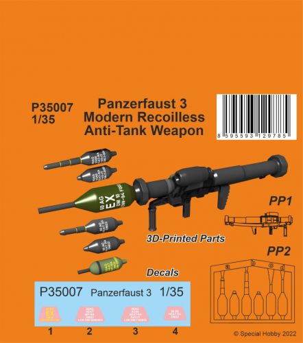 CMK - 1/35 Panzerfaust 3 - Modern Recoilless Anti-tank Weapon