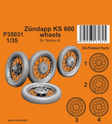 CMK - 1/35 Zündapp KS 600 Wheels 1/35