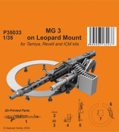 CMK - 1/35 MG 3 on Leopard Mount / form Tamiya, Revell and ICM kits